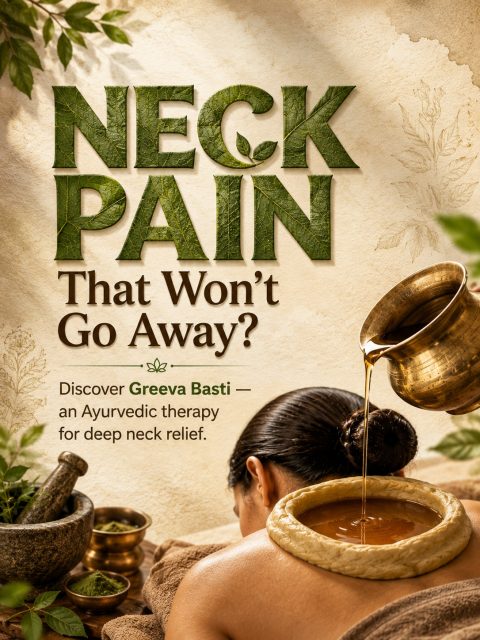 Neck pain, stiffness ya cervical discomfort ko ignore mat kijiye.
Greeva Basti ek Ayurvedic therapy hai jisme warm medicated oil neck aur cervical area par gently hold kiya jata hai, jo stiffness, inflammation aur discomfort ko naturally support kar sakta hai.
Consult with Dr. Chakshu Mala at Ayur Health Veda, Dharamshala.
Book your consultation today.
📞 +91 70182 72566
📍 Sidhpur, Dharamshala
#GreevaBasti #Ayurveda #NeckPainRelief #CervicalPain #DrChakshuMala #AyurHealthVeda #Dharamshala #Panchakarma #AyurvedicTherapy
