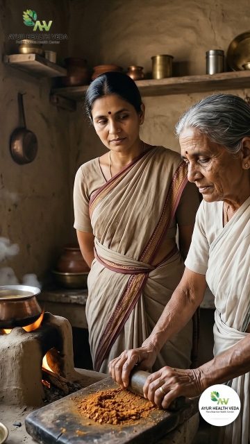 Kabhi-kabhi Ayurveda ghar ki rasoi se hi shuru hota hai. 🌿

Haldi, ajwain, saunf, methi, adrak aur ghee — ye sirf ingredients nahi, dadi ki care aur generations ka wisdom tha.

Jis Ayurveda ko hum bahar dhoondte hain, uski shuruaat aksar hamari apni rasoi se hoti hai.

📞 +91 70182 72566
📍 Ayur Health Veda, Sidhpur, Dharamshala
🌐 www.ayurhealthveda.co.in

[Ayurveda, Dadi Ki Rasoi, Indian Home Remedies, Kitchen Ayurveda, Haldi, Ajwain, Saunf, Methi, Ginger, Ayur Health Veda]

#Ayurveda #DadiKiRasoi #IndianKitchen #AyurvedicLifestyle #AyurHealthVeda