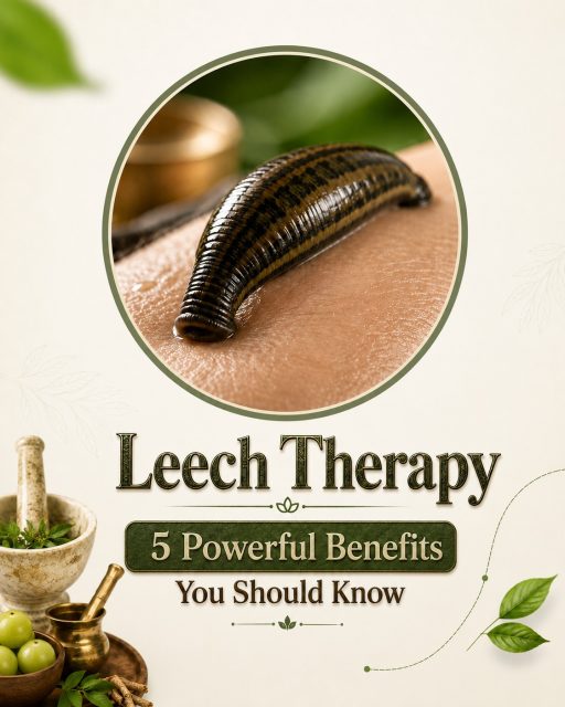 Leech Therapy ke 5 powerful benefits 🌿

Ayurveda mein Jalaukavacharana ek traditional therapy hai jo blood circulation, detox, pain, swelling aur wound healing support karne ke liye use hoti hai.

Varicose veins, joint pain, skin concerns ya non-healing wounds ke liye authentic Ayurvedic care chahiye?

Visit Ayur Health Veda, Dharamshala today.

📞 +91 70182 72566
📍 Ayur Health Veda, Dharamshala

[Leech Therapy, Jalaukavacharana, Blood Circulation, Blood Detox, Joint Pain, Wound Healing, Varicose Veins, Skin Health, Ayurveda Clinic, Ayur Health Veda]

#LeechTherapy #Ayurveda #Panchakarma #NaturalHealing #Dharamshala